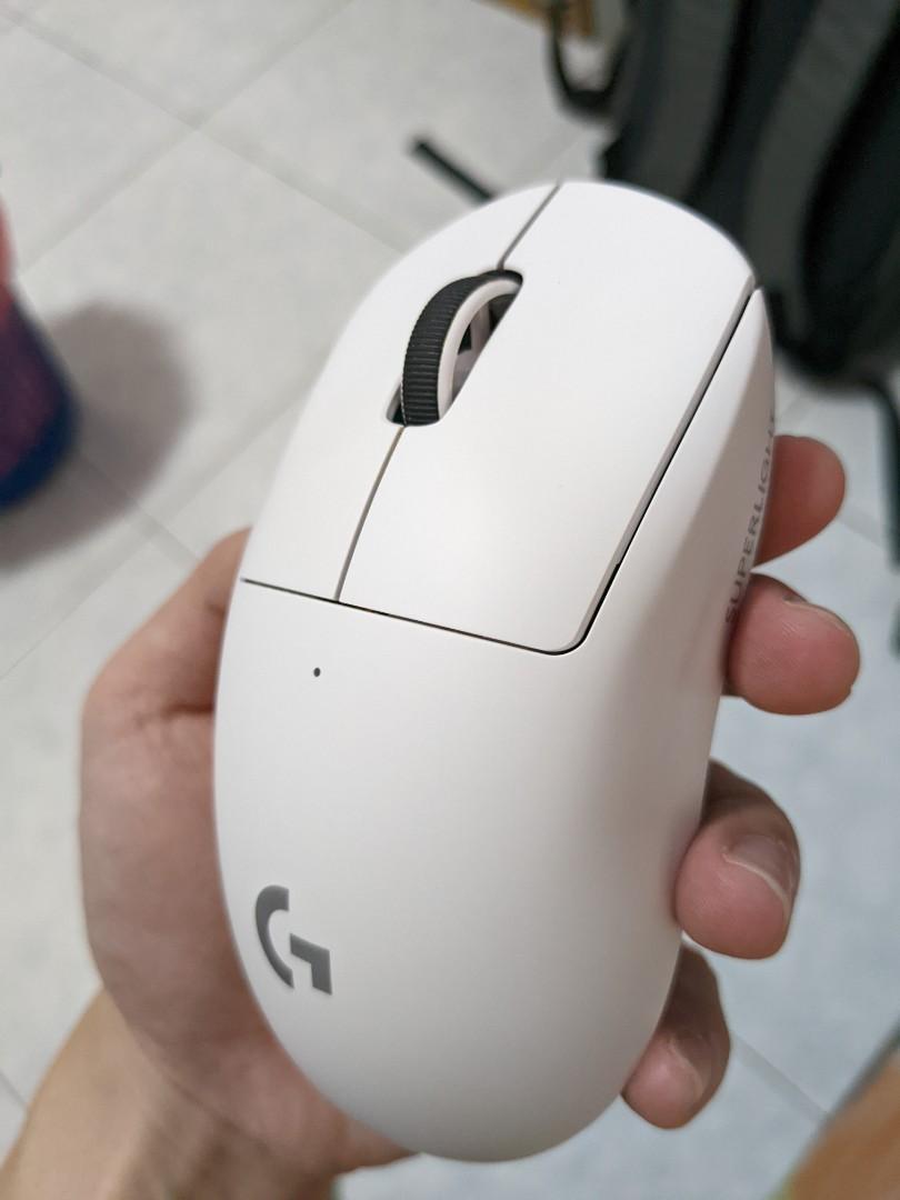 Logitech G Pro X Superlight White, Computers & Tech, Parts
