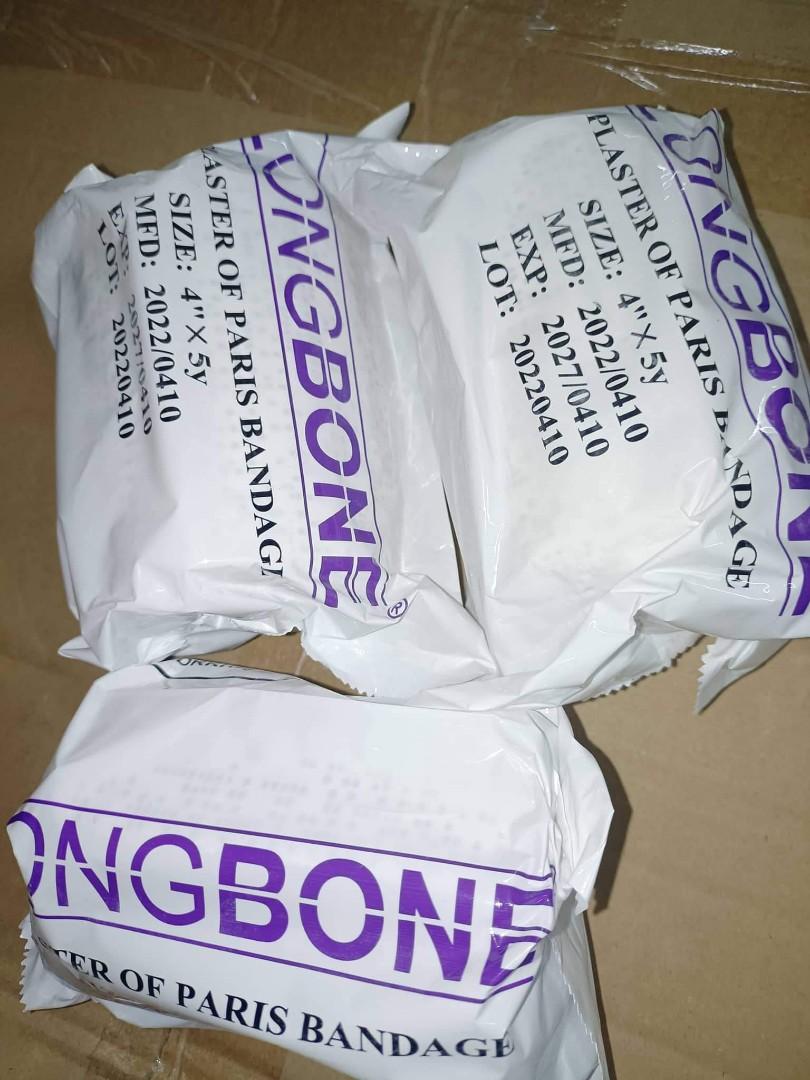 Longbone plaster of Paris 4x5, Health & Nutrition, Assistive