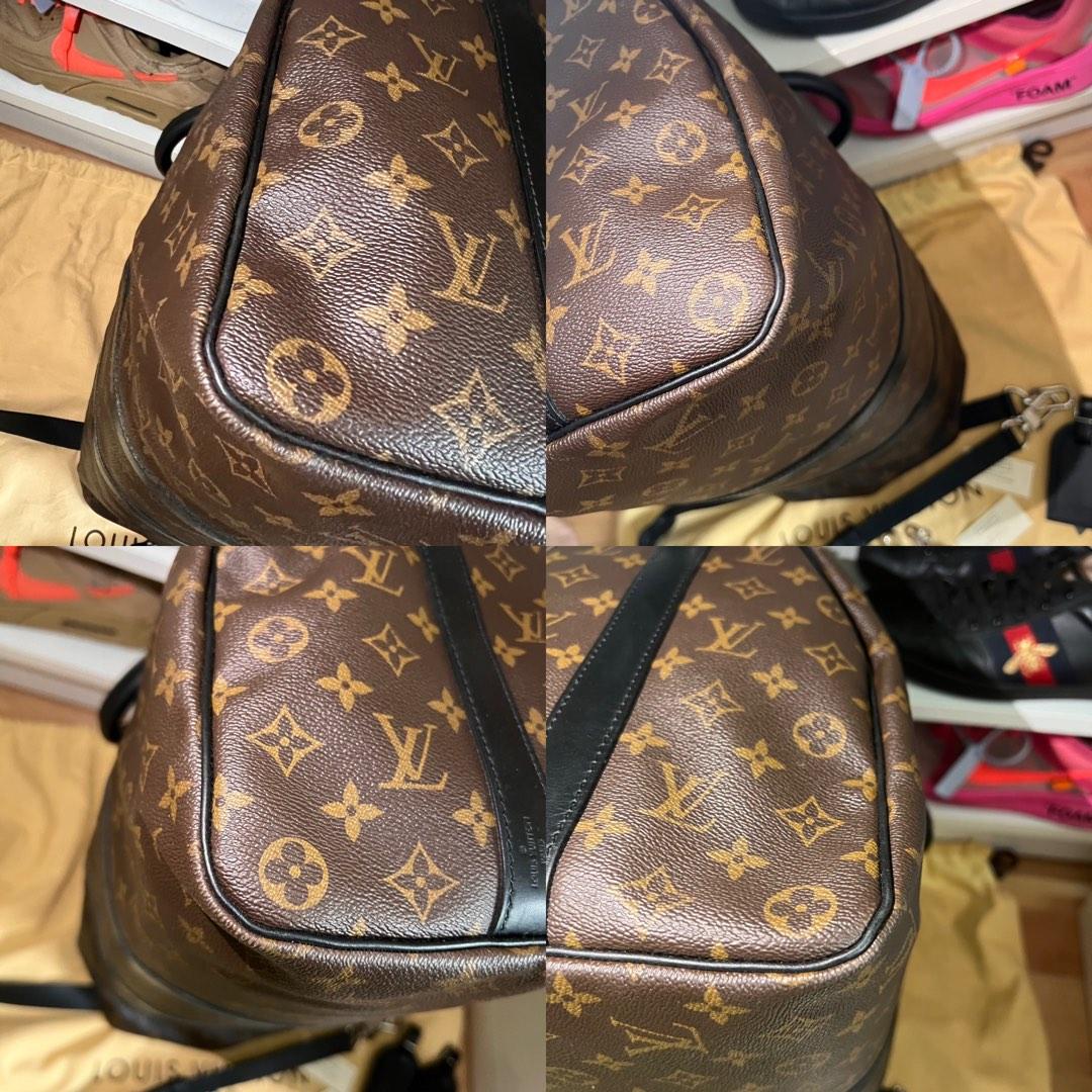 Louis Vuitton M56711 Keepall Bandouliere 45 Duffel Bag Monogram Macassar  Canvas