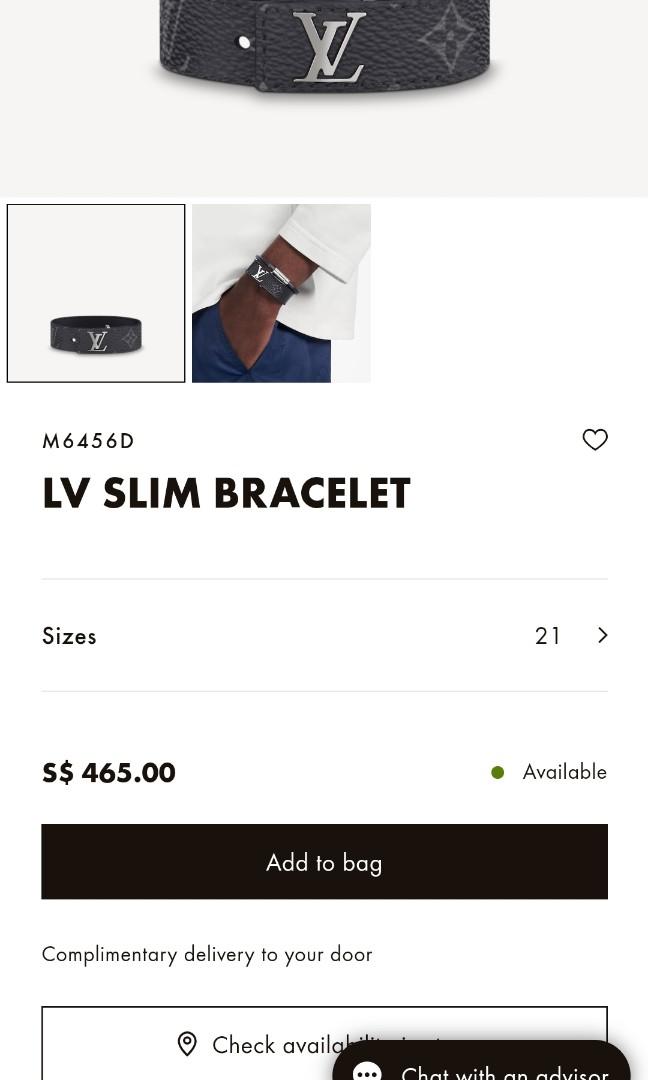 LV Slim Bracelet ($315) ❤ liked on Polyvore featuring jewelry, bracelets,  monogram jewelry and monogrammed jewellery
