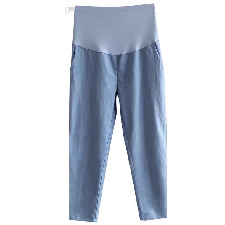 Maternity Blue Bottoms, Women's Fashion, Maternity wear on Carousell