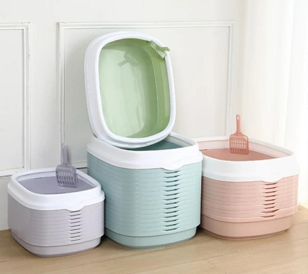 Medium Cat Kitten sandbox litter sand FREE Scoop can put inside cat