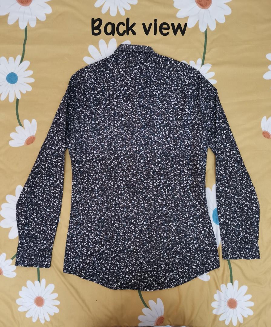 Mens floral dress shirts hotsell h&m