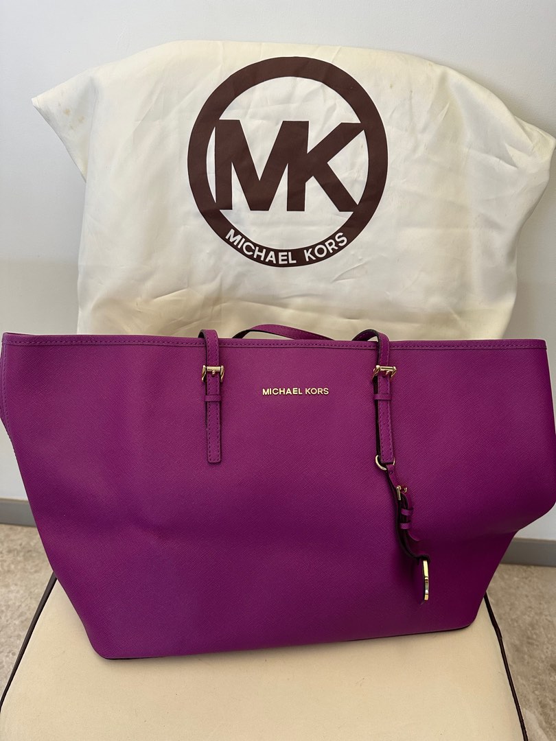 Michael kors plum tote online