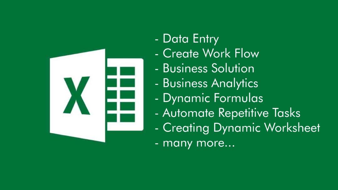 Microsoft Excel Solutions / Automation, Everything Else on Carousell