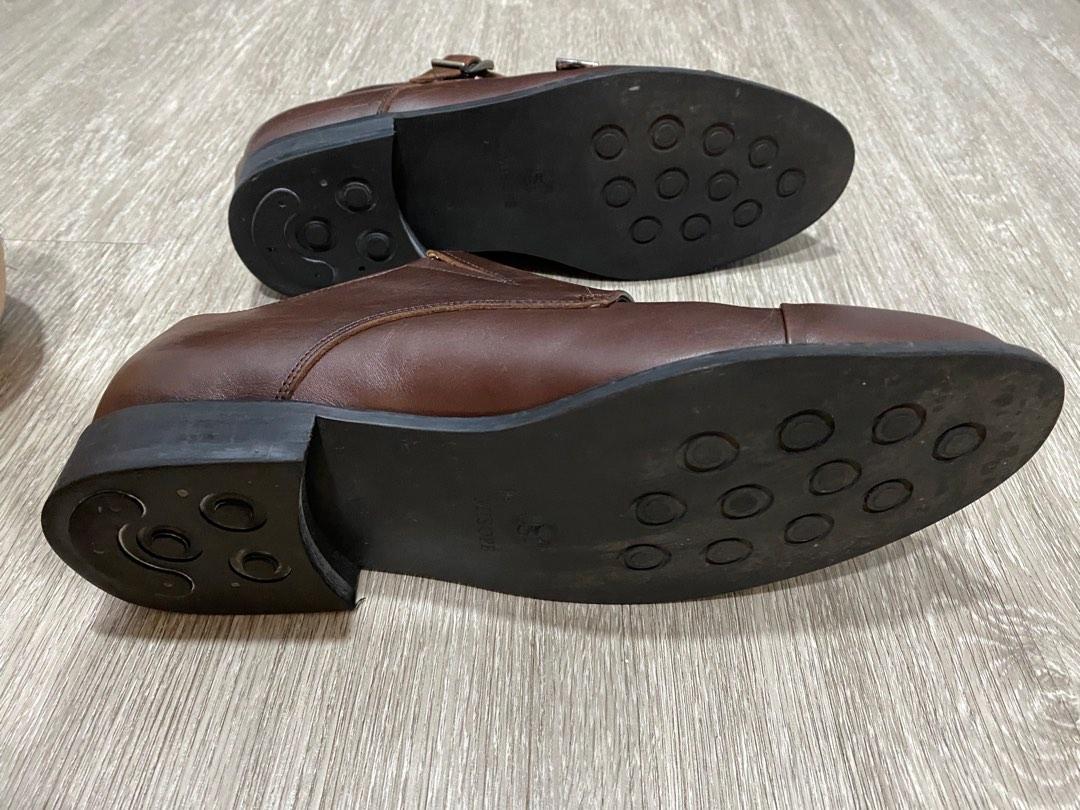 Misope Korea Leather shoe (brown), Men's Fashion, Footwear, Dress Shoes ...