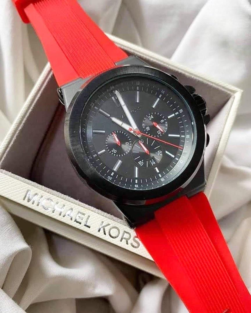Mk rubber strap watch online
