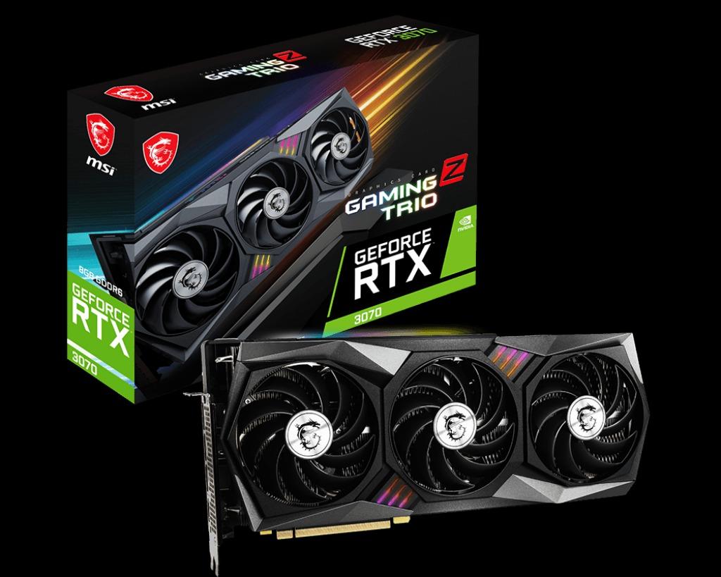 MSI GeForce RTX™ 3070 GAMING Z TRIO 8G LHR, Computers & Tech