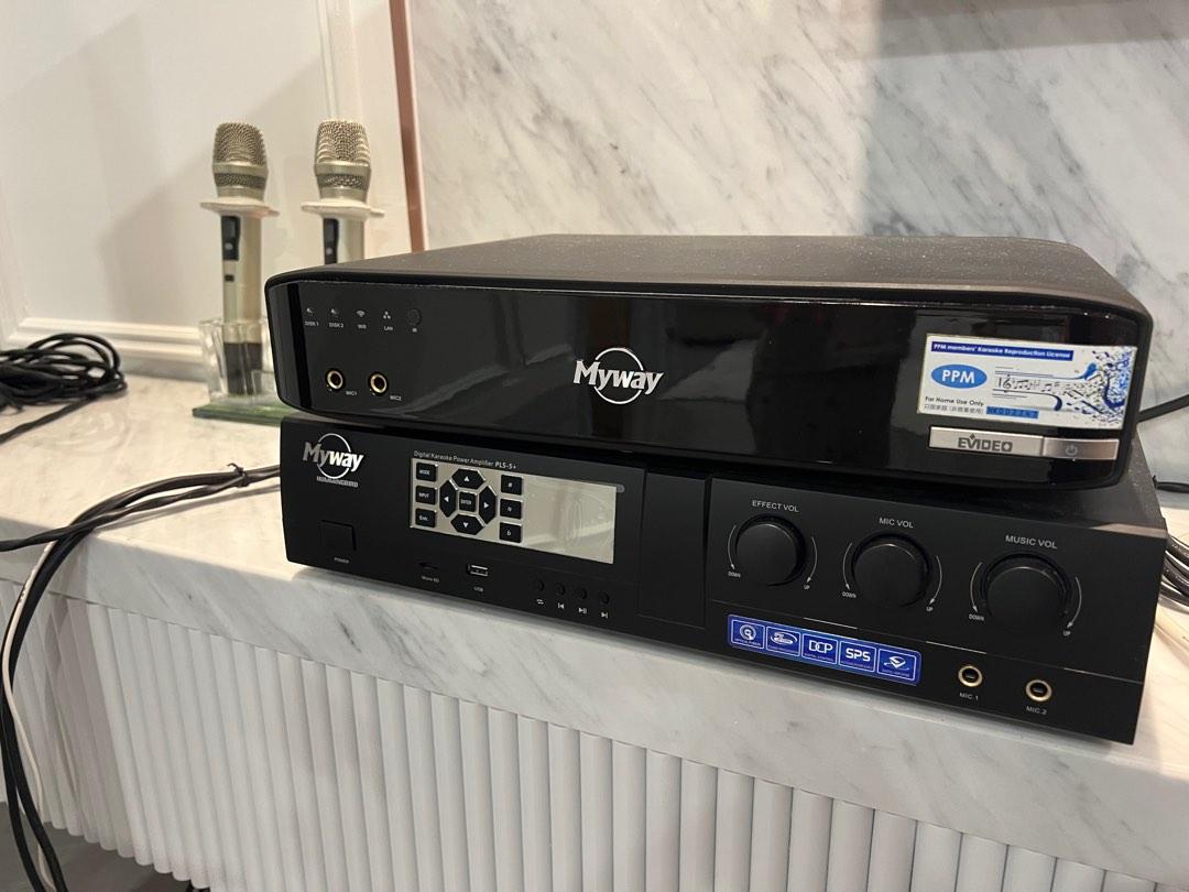 Myway Karaoke full set (with JBL dual speakers), TV & Home Appliances