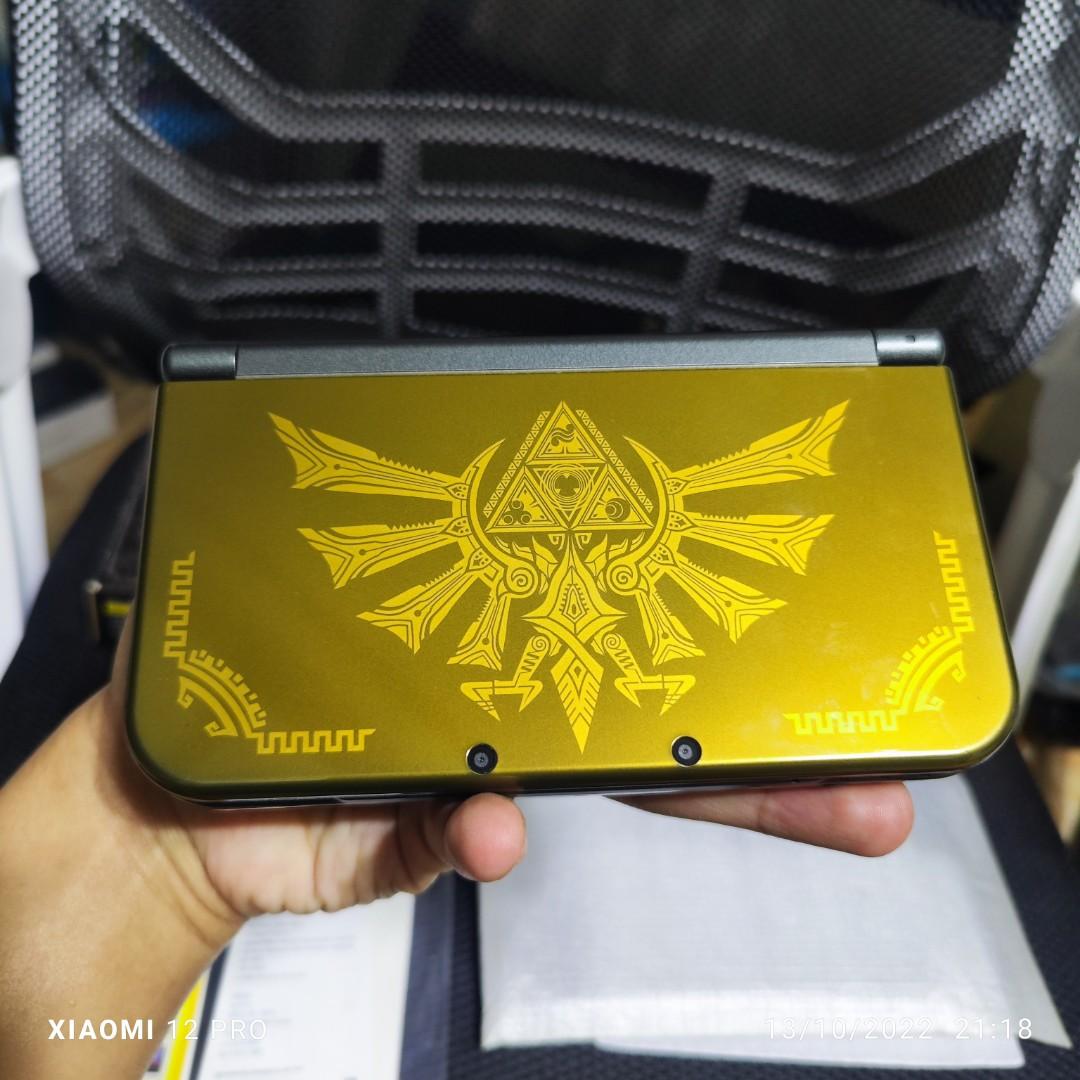 New 3ds xl hyrule edition IPS top screen complete, Video Gaming, Video