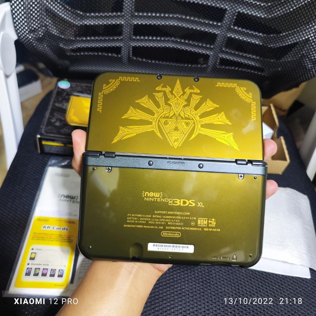 New 3ds xl hyrule edition IPS top screen complete, Video Gaming, Video