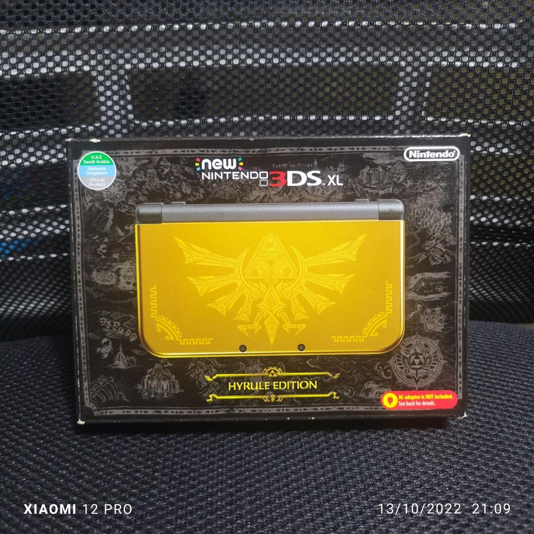 New 3ds xl hyrule edition IPS top screen complete, Video Gaming, Video