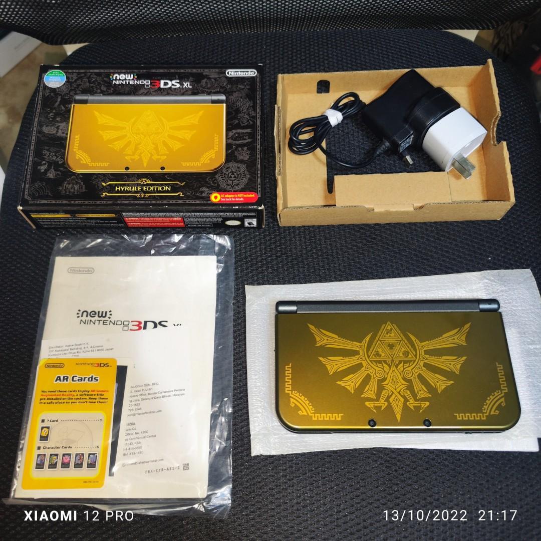 New 3ds xl hyrule edition IPS top screen complete, Video Gaming, Video