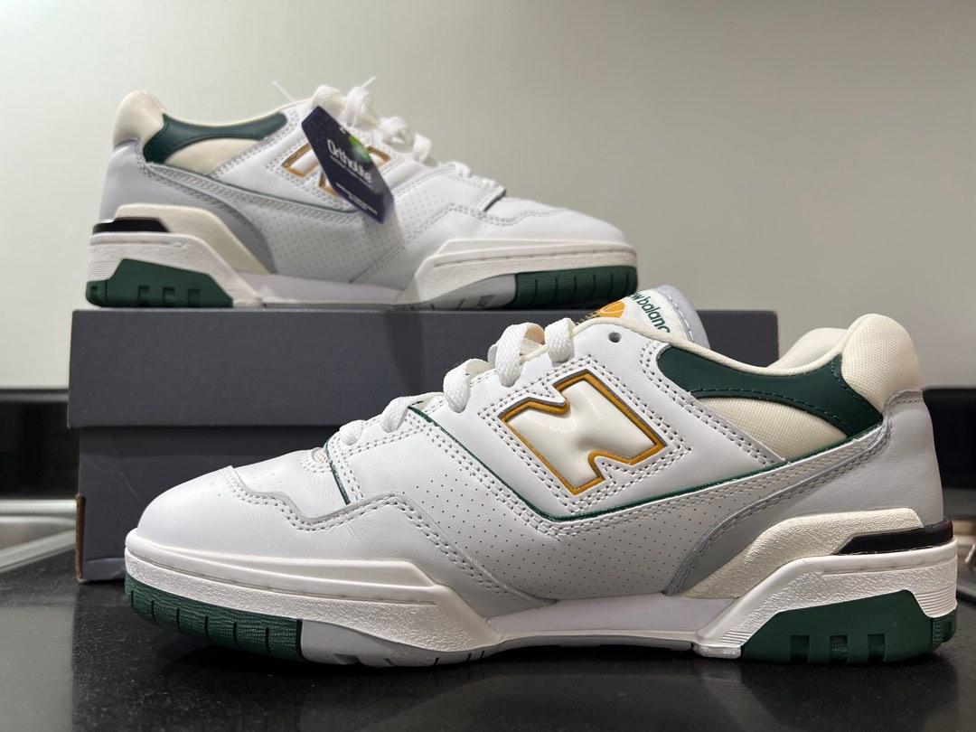 New Balance 550 White Nightwatch Green