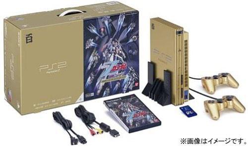 NEW) Sony PlayStation 2 PS2 Mobile Suit Gundam Z Hyakushiki Gold