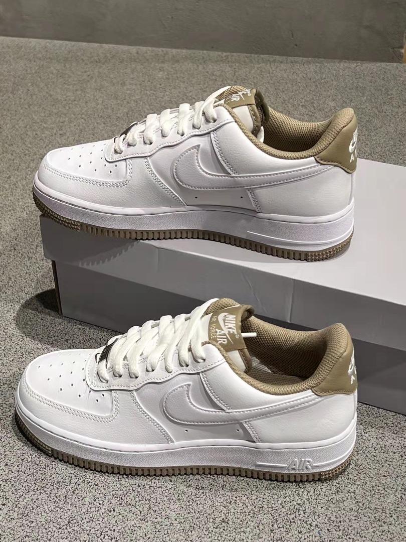 Nike Air Force1 07 Casual sneakers stylish sneakers white khaki