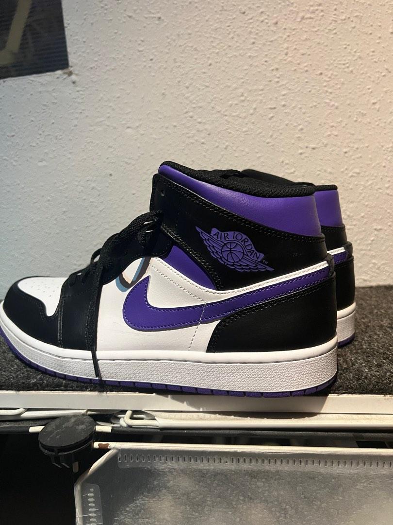 mens purple air jordans