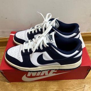 Nike SB Dunk Low Jeter Yankees Baseball Shoe Gray Navy Blue 309431