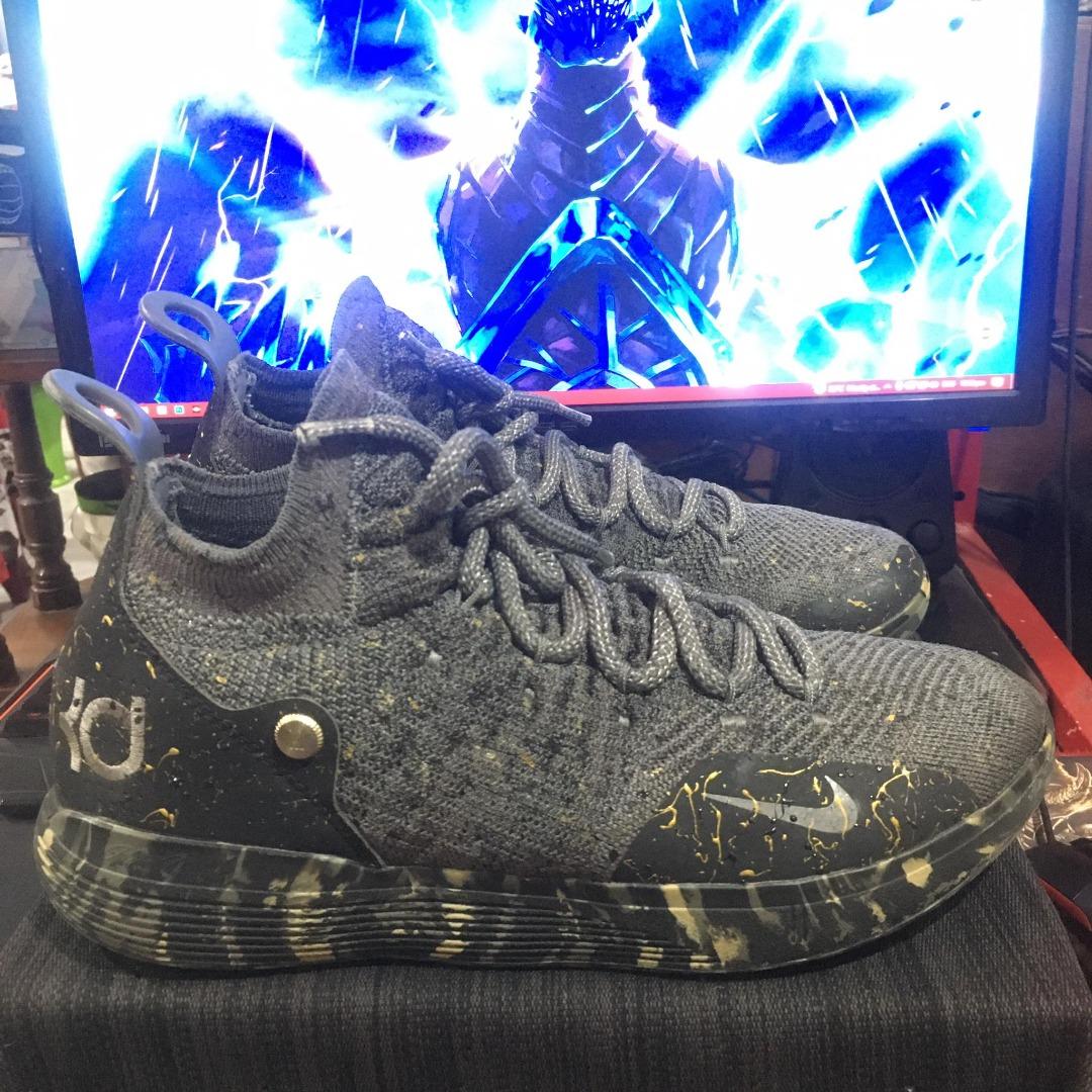 Kd 11 Gold Splatter, Men's Fashion, Footwear, Sneakers on Carousell