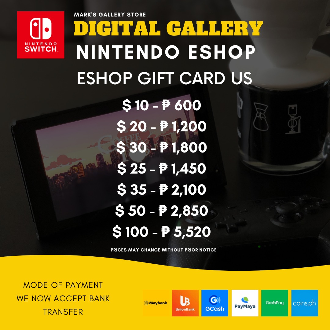 Nintendo Switch Membership Gift Card, Video Gaming, Gaming ...