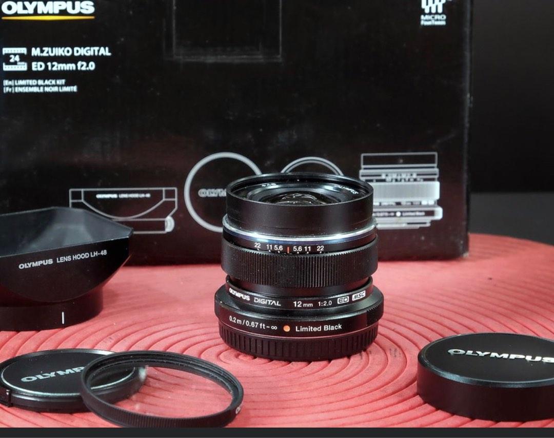 olympus 12mm f2 black