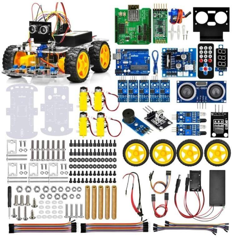 OSOYOO Robot Car Starter Kit for Arduino | STEM Remote Controlled App ...