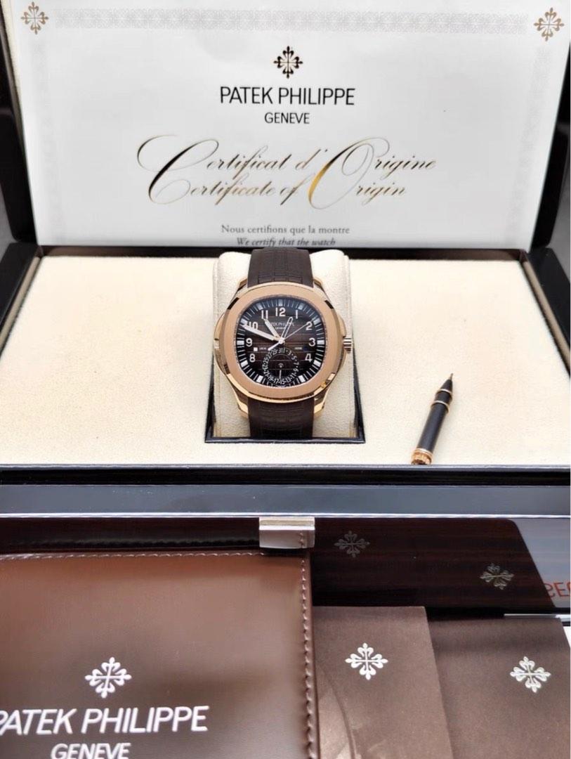 Patek Philippe Aquanaut Travel Time Rose Gold 5164r Luxury Watches On Carousell