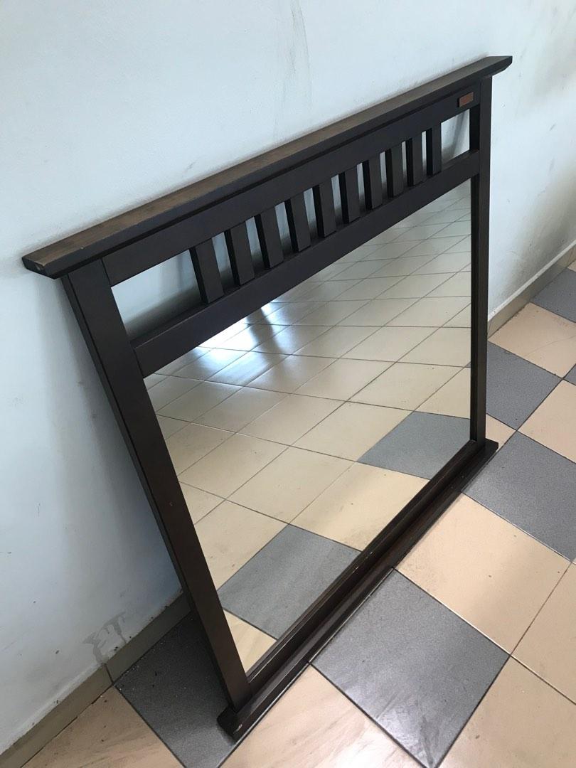 Picket and rail solid wood mirrors, Furniture & Home Living, Home Decor