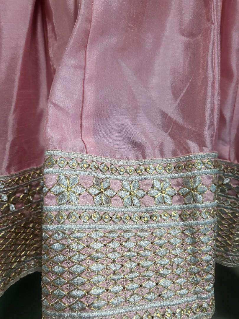 how to wear shawl for anarkali