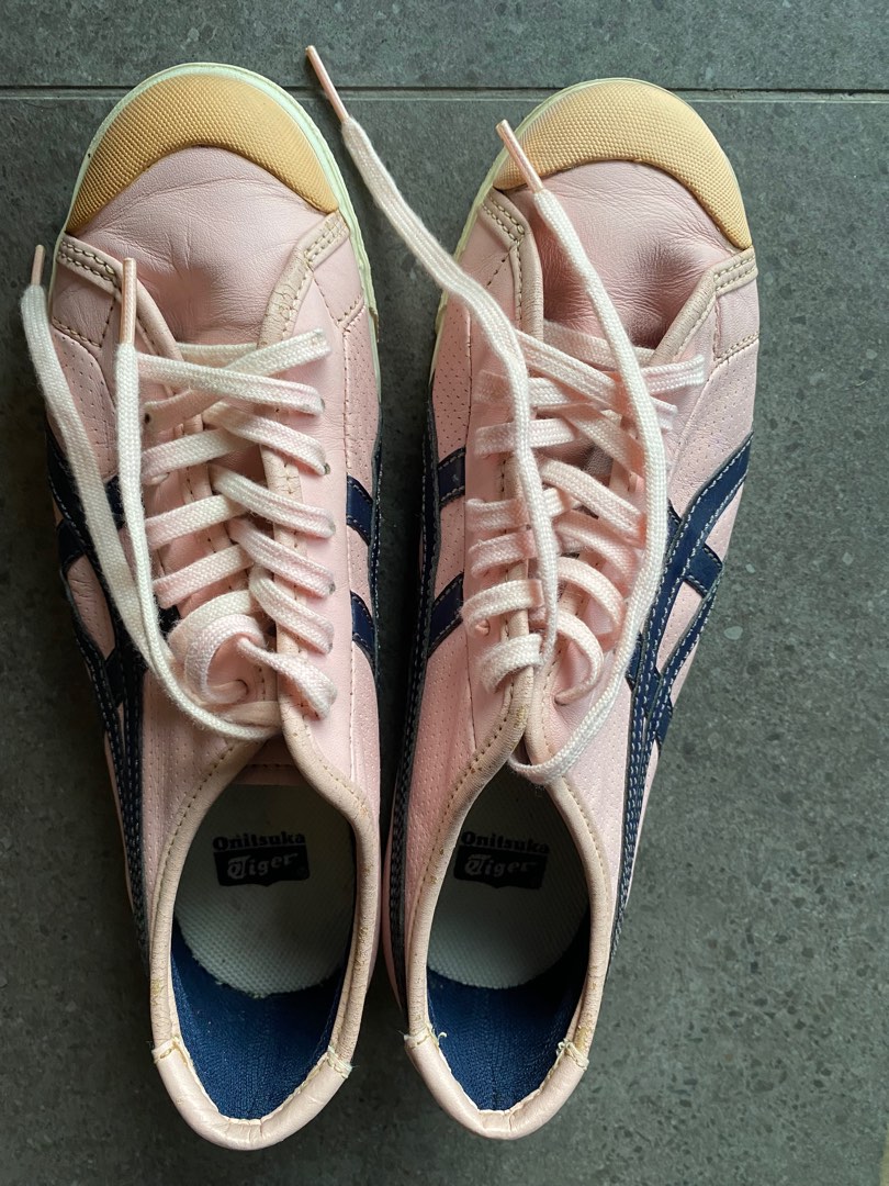 Pink Onitsuka Tiger Sneakers Women s Fashion Footwear Sneakers on Carousell