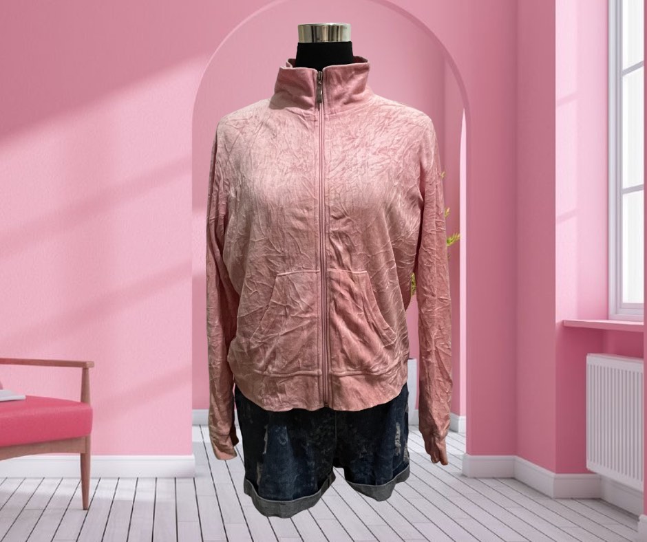 Pink Velvet Jacket, Women's Fashion, Coats, Jackets and Outerwear on