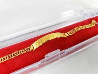 POH KONG 916 Anakku 3.5 Gram Gold Kid/Baby Bracelet 22k 12cm