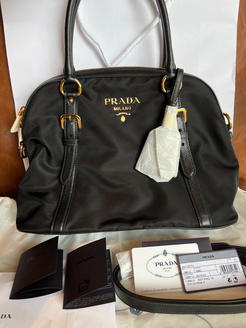 Prada dome bag nylon cheap