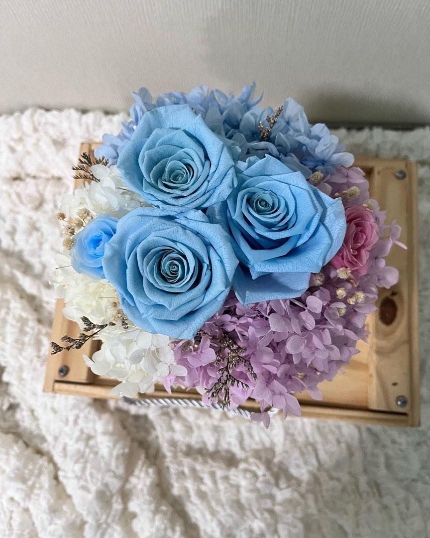 Preserved flowers Bloom box hobby course for kids party, girls party