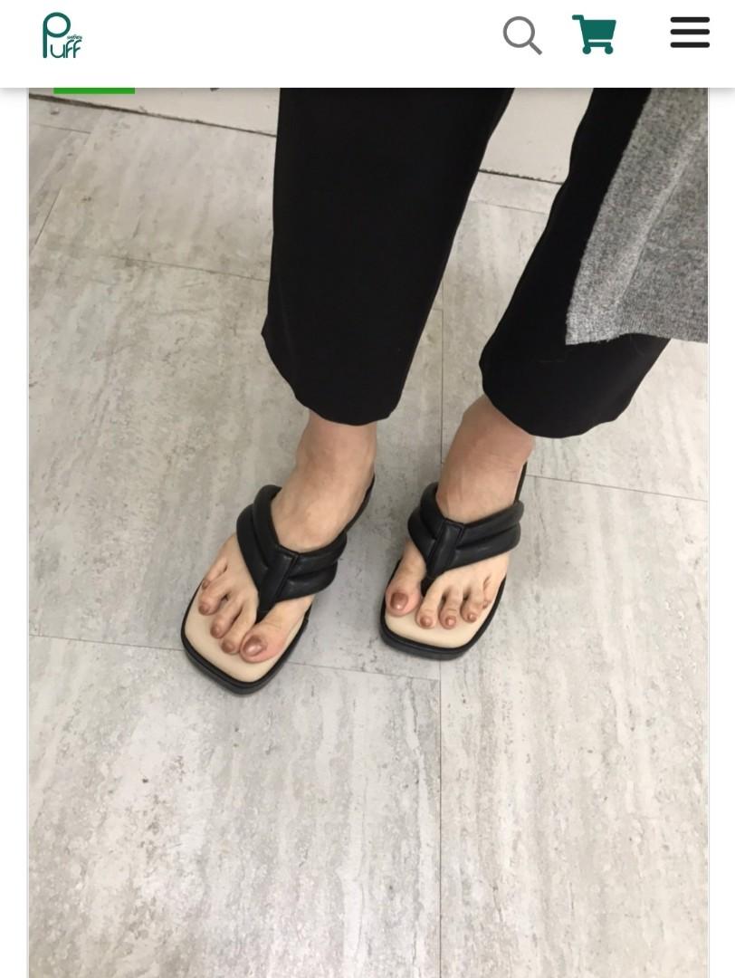Puff slippers on sale