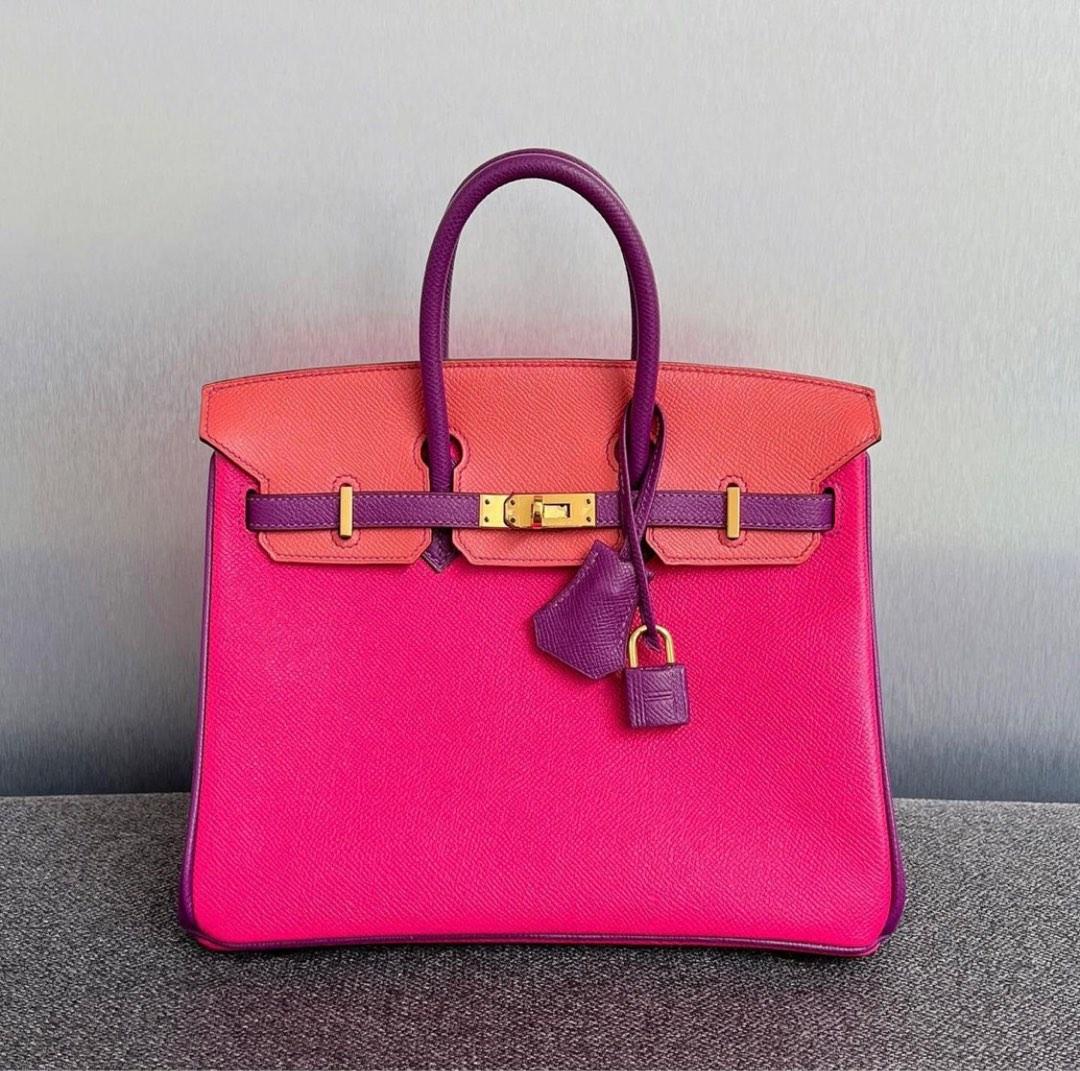 Hermes Pink Ostrich Birkin, Luxury, Bags & Wallets on Carousell