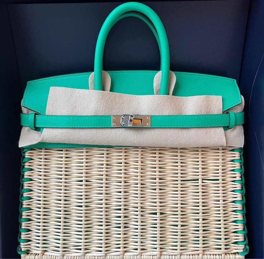 RARE NEW Hermes Picnic Birkin 25, Luxury, Bags & Wallets on Carousell