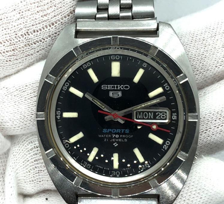 Rare Vintage Seiko 5 diver 6119-8140, Luxury, Watches on Carousell