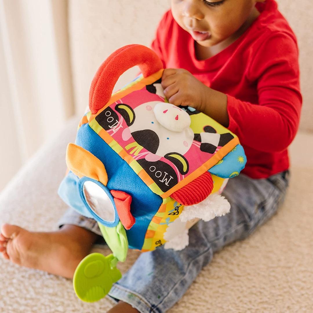 Melissa & doug k's kids deals musical farmyard cube educational baby toy