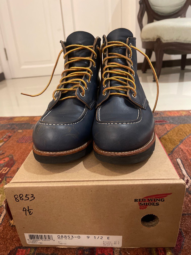 Red Wing Classic Moc 8853 Asia Exclusive Indigo Portage leather