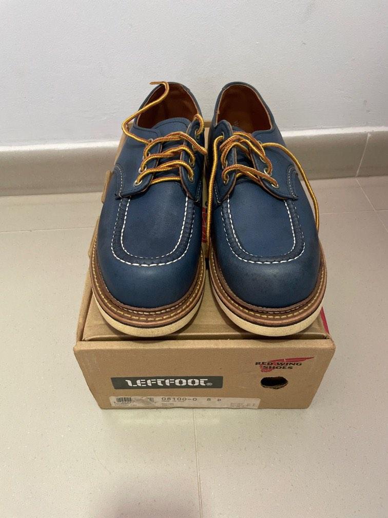 Red wing clearance moc toe blue