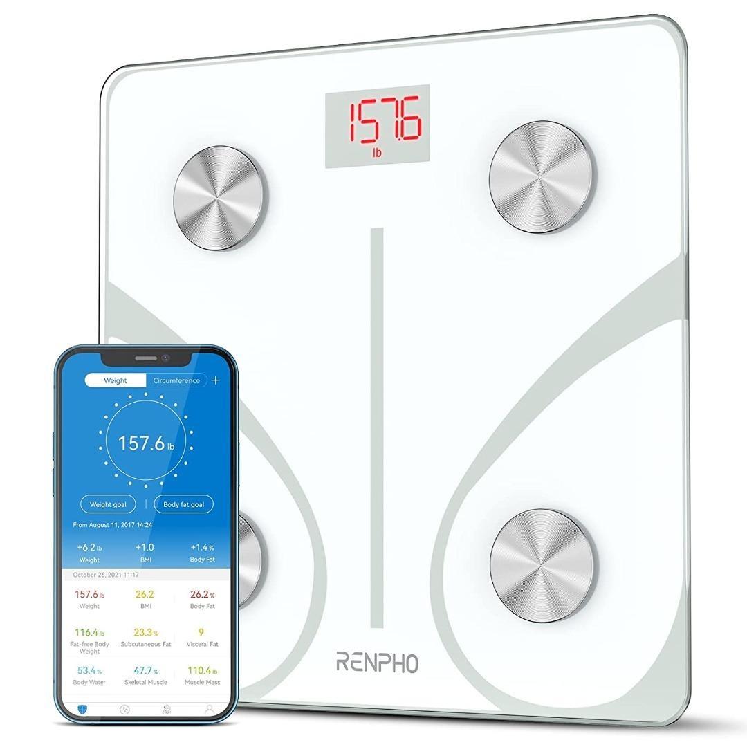 RENPHO Body Fat Scale Smart BMI Scale Digital Bathroom Wireless Weight