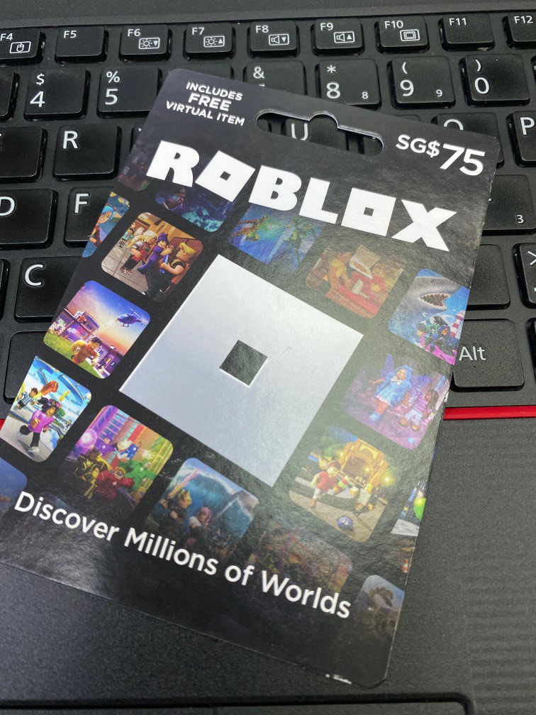 Roblox rm50 gift card x1, Video Gaming, Gaming Accessories, Game Gift Cards  & Accounts on Carousell