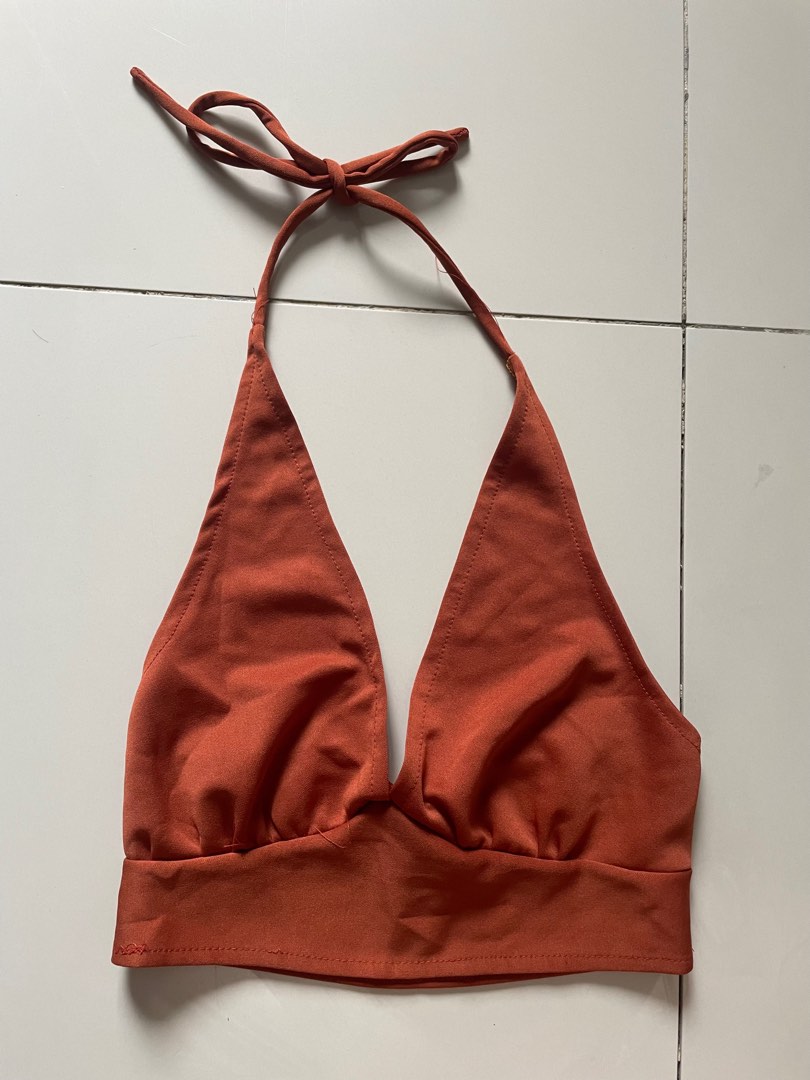 Rust top, Women's Fashion, Tops, Sleeveless on Carousell
