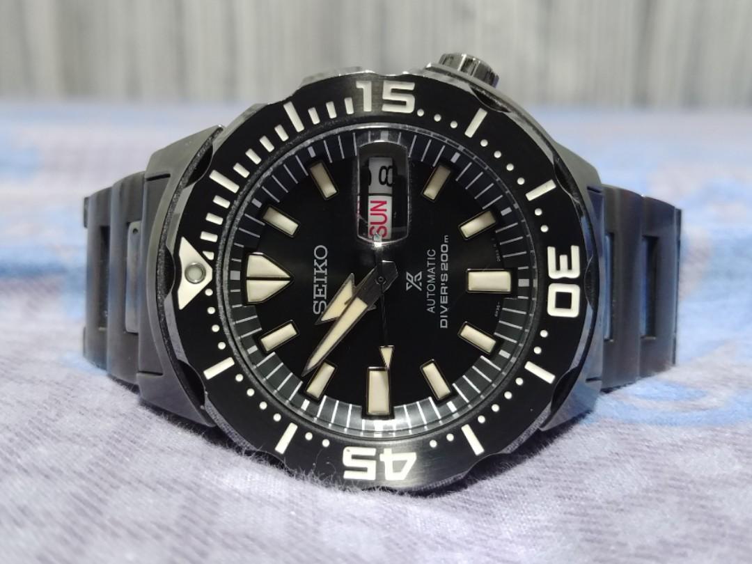Seiko Monster Diver SRPD29K1 / SRPD29 / SBDY037 ( Gunmetal / PVD ), Luxury,  Watches on Carousell