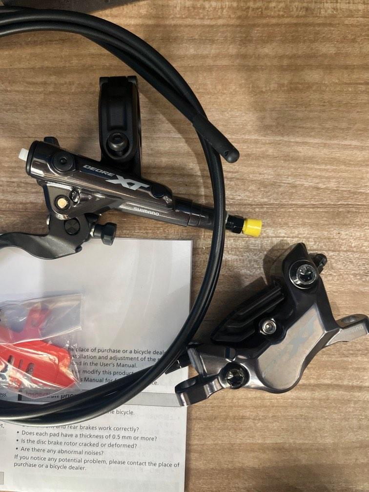 Shimano XT M8120 4 piston hydraulic brakes, Sports Equipment, Bicycles & Parts, Parts