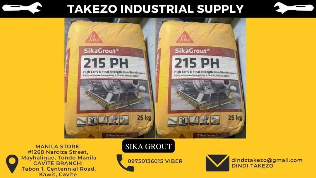 Sika Grout 215 (Category: Industrial Equipment) located in Manila. Submitted by dindz02 (Listing ID 1190399719, Image 1). Description: 𝙏𝙖𝙠𝙚𝙯𝙤 𝙄𝙣𝙙𝙪𝙨𝙩𝙧𝙞𝙖𝙡 𝙎𝙪𝙥𝙥𝙡𝙮 𝐊𝐢𝐧𝐝𝐥𝐲 𝐂𝐚𝐥𝐥/𝐌𝐞𝐬𝐬𝐚𝐠𝐞 𝐮𝐬 𝐟𝐨𝐫 𝐲𝐨𝐮𝐫 𝐪𝐮𝐞𝐬𝐭𝐢𝐨𝐧𝐬 𝐚𝐧𝐝 𝐨𝐭𝐡𝐞𝐫 𝐢𝐧𝐪𝐮𝐢𝐫𝐢𝐞𝐬. Item Name: Sika Grout 215 Specs: 25kg 𝐌𝐚𝐧𝐢𝐥𝐚 𝐒𝐭𝐨𝐫𝐞: #1268 Narciza Street, Mayhaligue, Tondo Manila 𝐂𝐚𝐯𝐢𝐭𝐞 𝐁𝐫𝐚𝐧𝐜𝐡: Tabon 1, Centenn