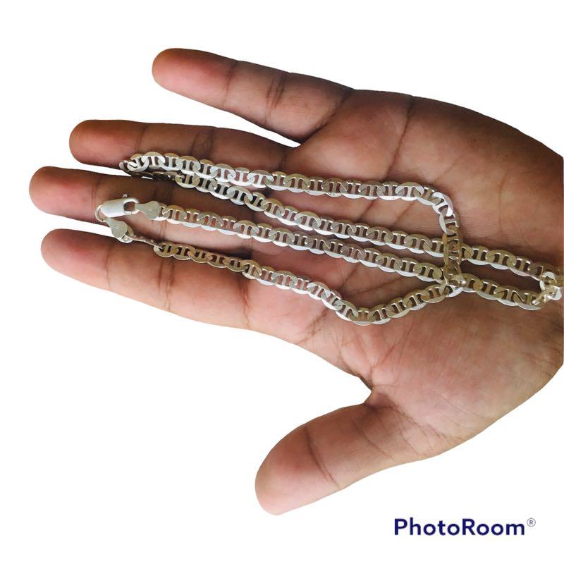Silver 925 Italy (Category: Jewelry) located in Sorsogon. Submitted by mavzone (Listing ID 1190412926, Image 2). Description: Silver 925 Necklace 21.5” 5mm 900 Pm me Rush sale Loc: Bicol Payment first No to cod.