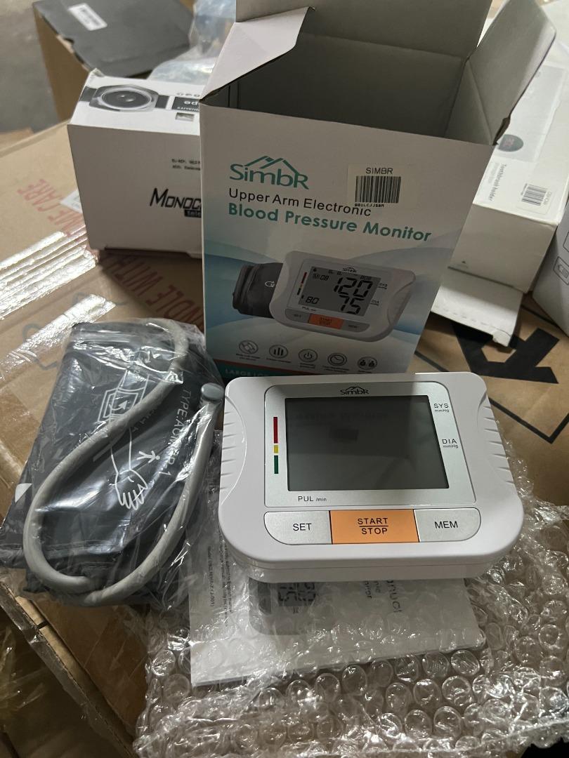 SIMBR Upper Arm Blood Pressure Monitor (as good as Omron), Health