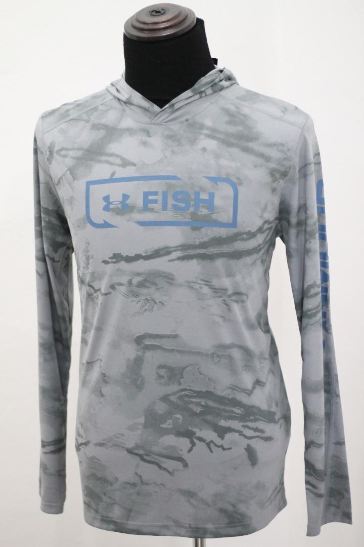 Size L Original UNDER ARMOUR Fishing Shirt., Men's Fashion